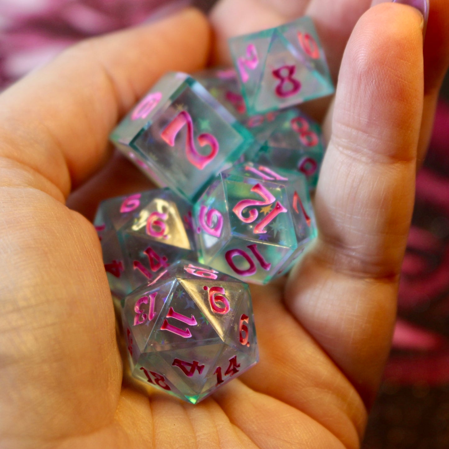 Ice Pop - 8 Piece Double Cast Dice Set