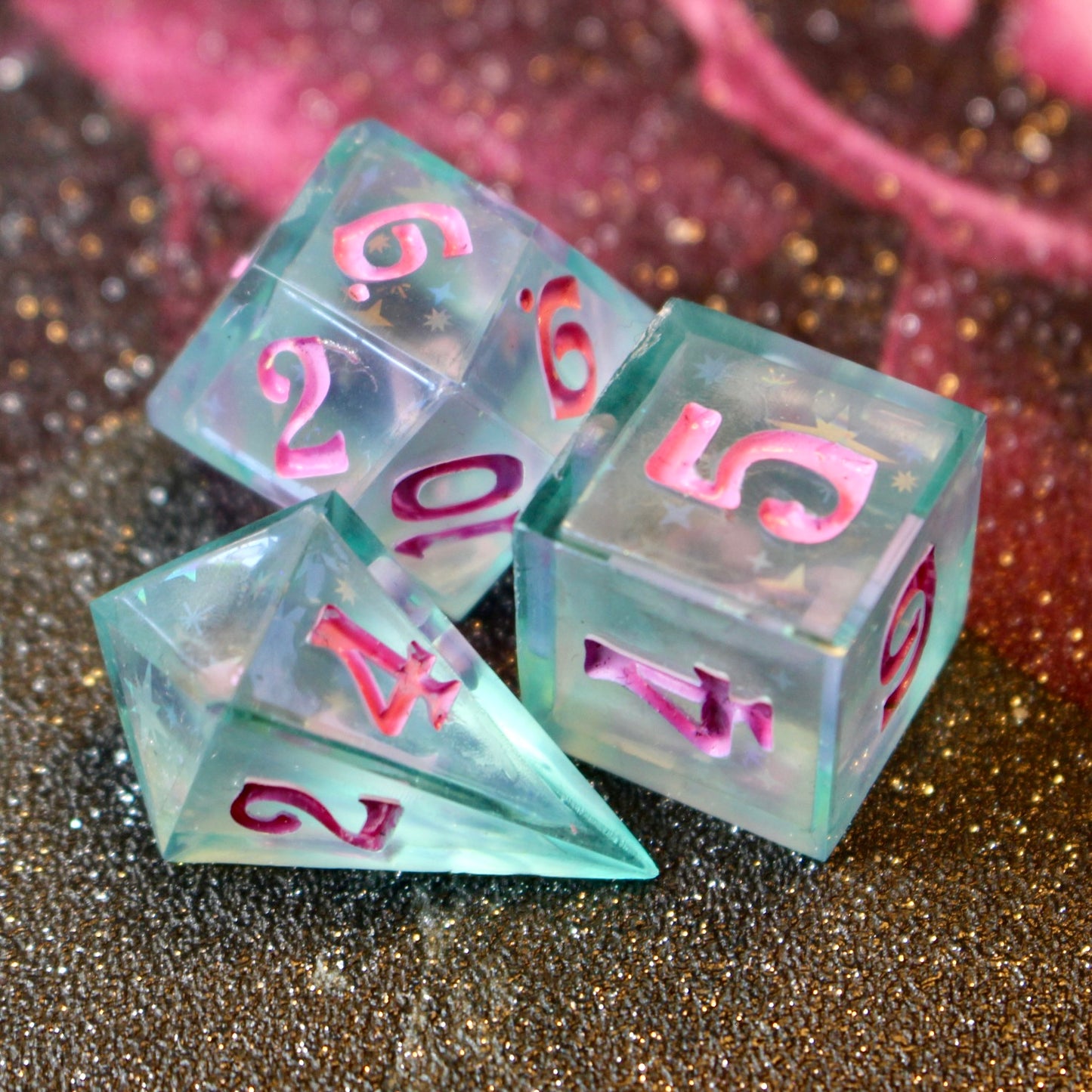 Ice Pop - 8 Piece Double Cast Dice Set