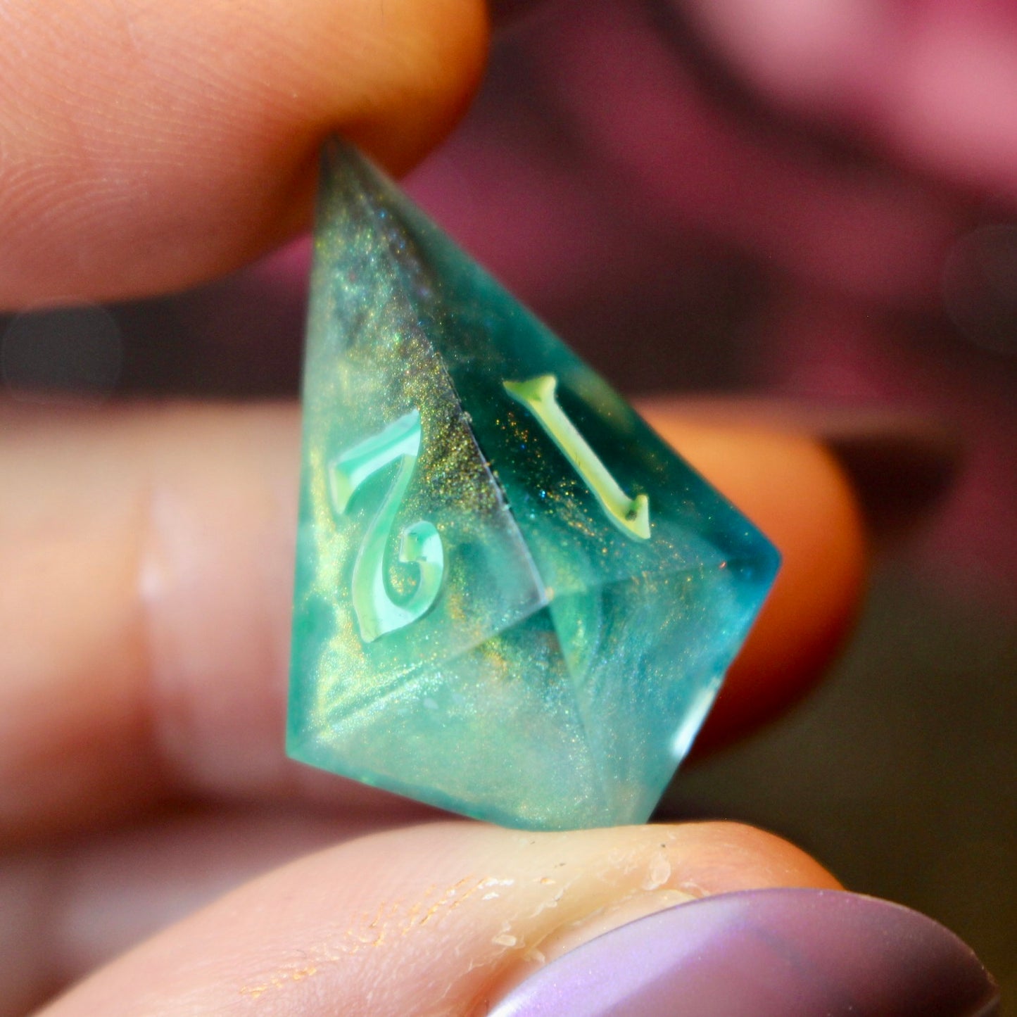 Ghostly Jewels - 7 Piece Dice Set