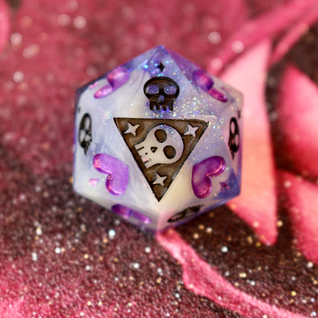 Pastel Goth Death Save D20