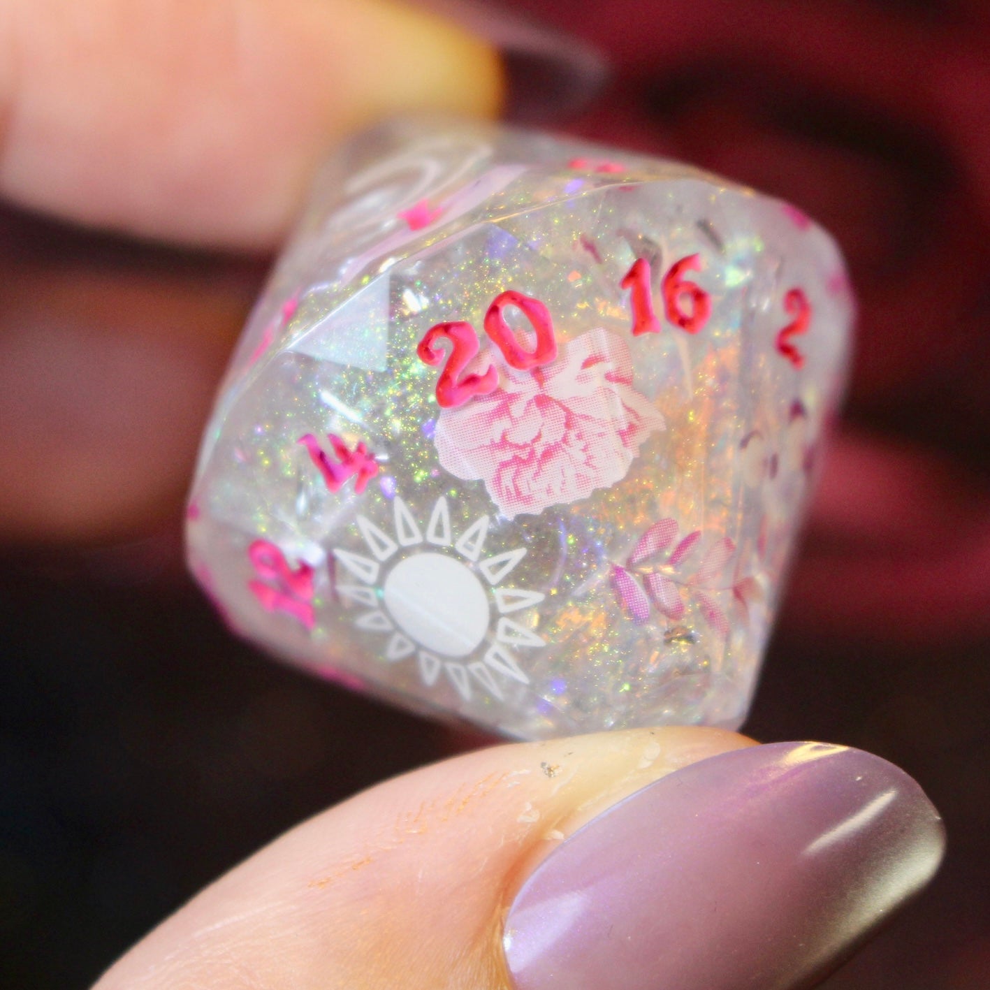 Glass Coffins -   Coffin 8 Piece Dice Set