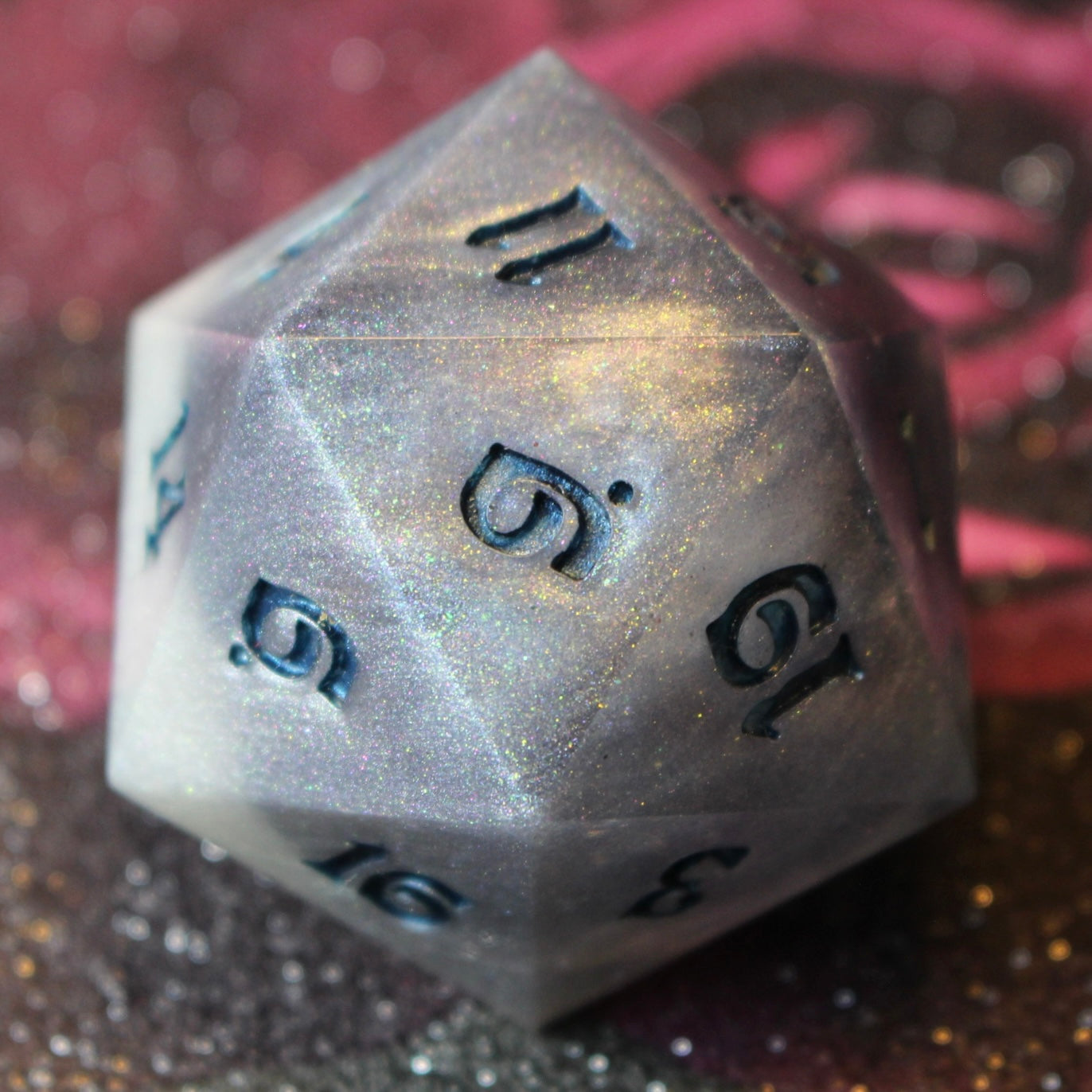 Frosted Moon Logo Giant 50mm D20