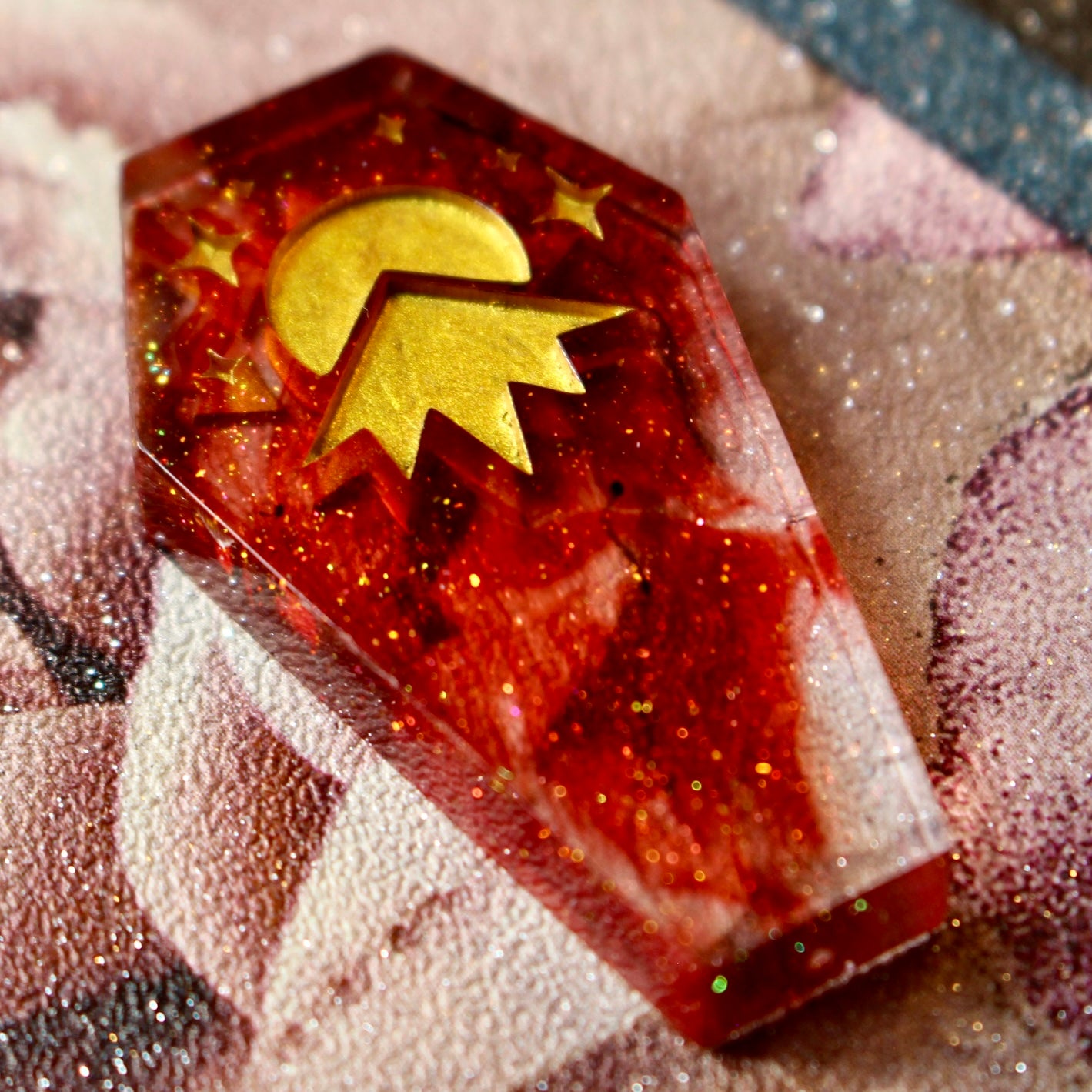 Blood and Starlight - Coffin 8 Piece Dice Set