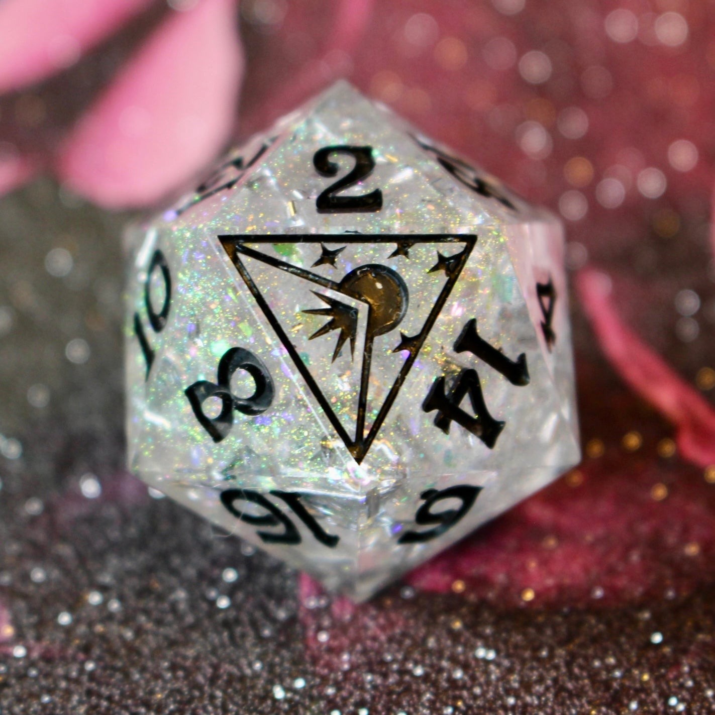 Gothic Holo Logo Oversized 30mm D20