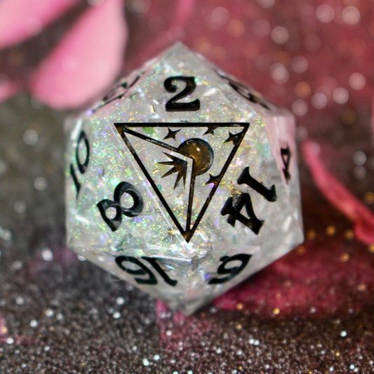 Gothic Holo Logo Oversized 30mm D20