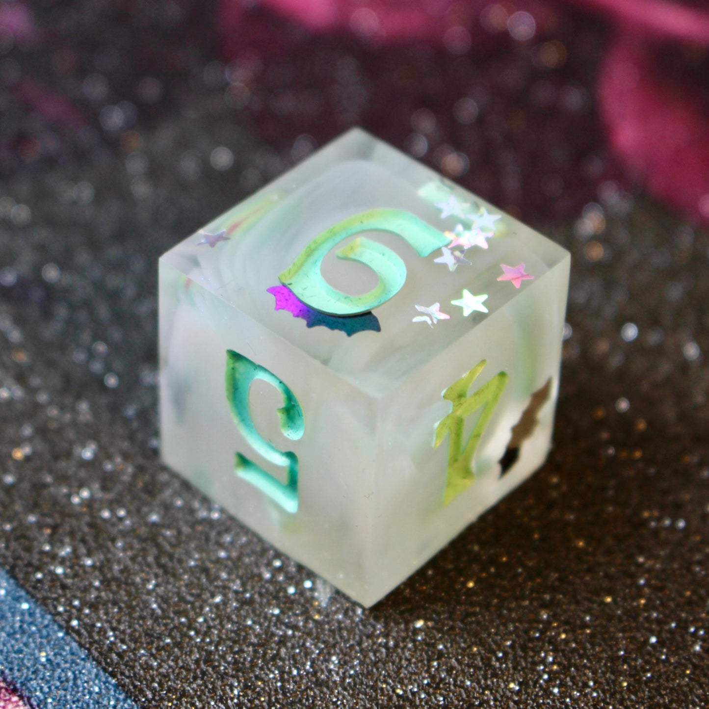 Bats! Oversized Numbered D6