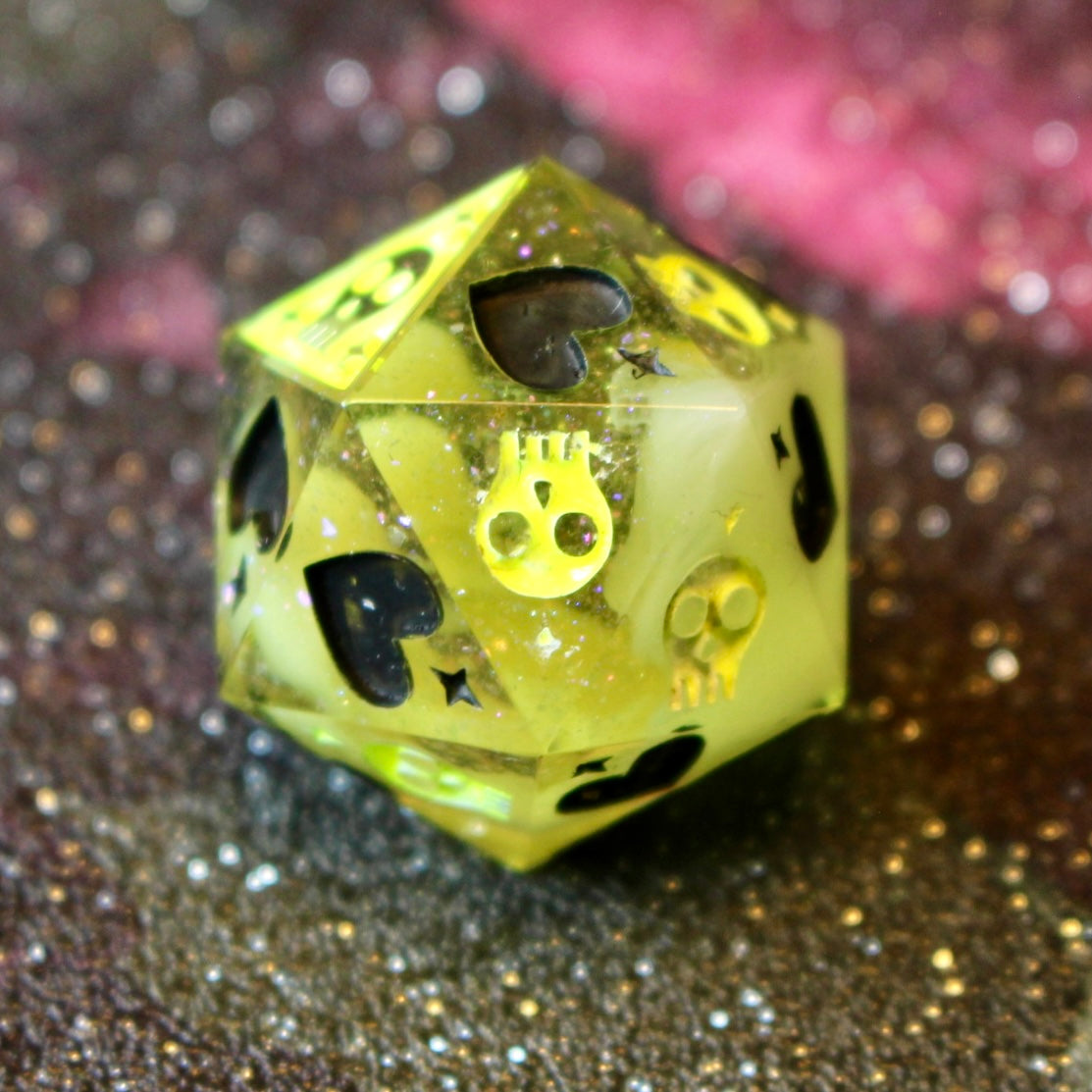 Hazard Tape Death Save D20