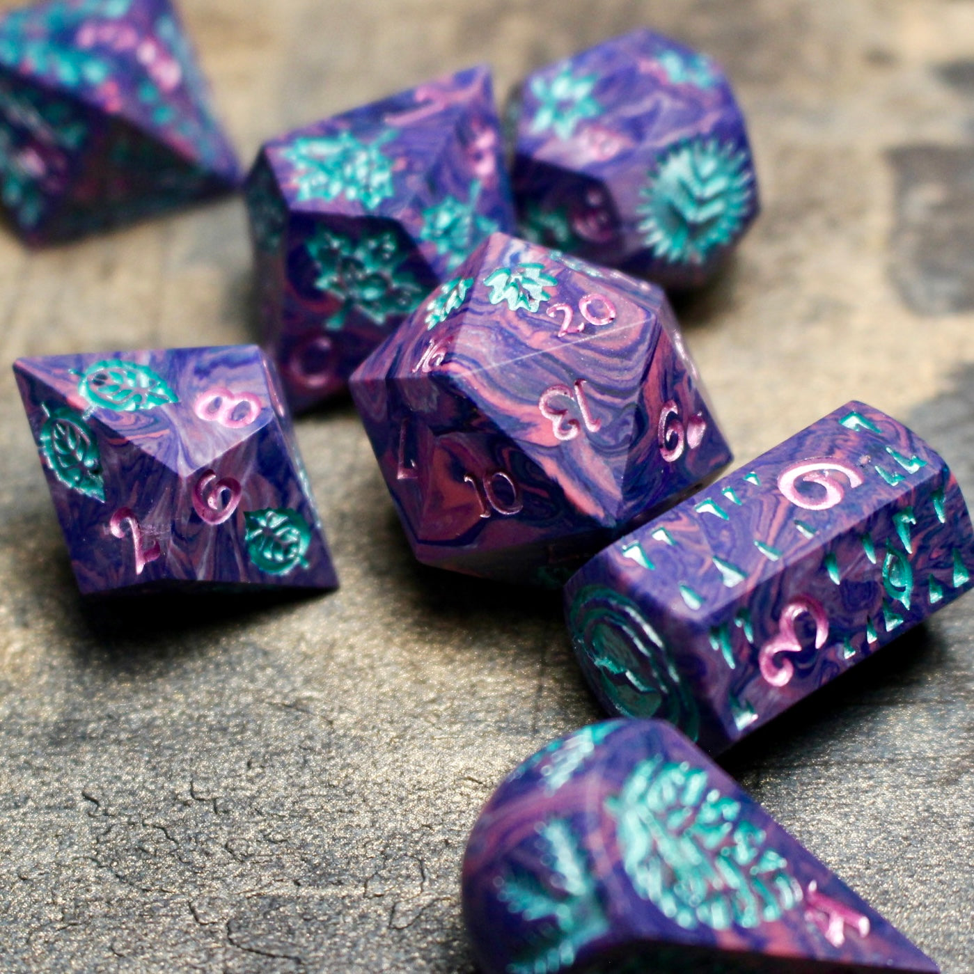Underdark - Intricate 7 Piece Jesmonite Set