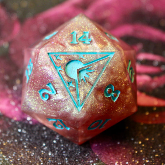 Pink Petals Logo Giant 50mm D20