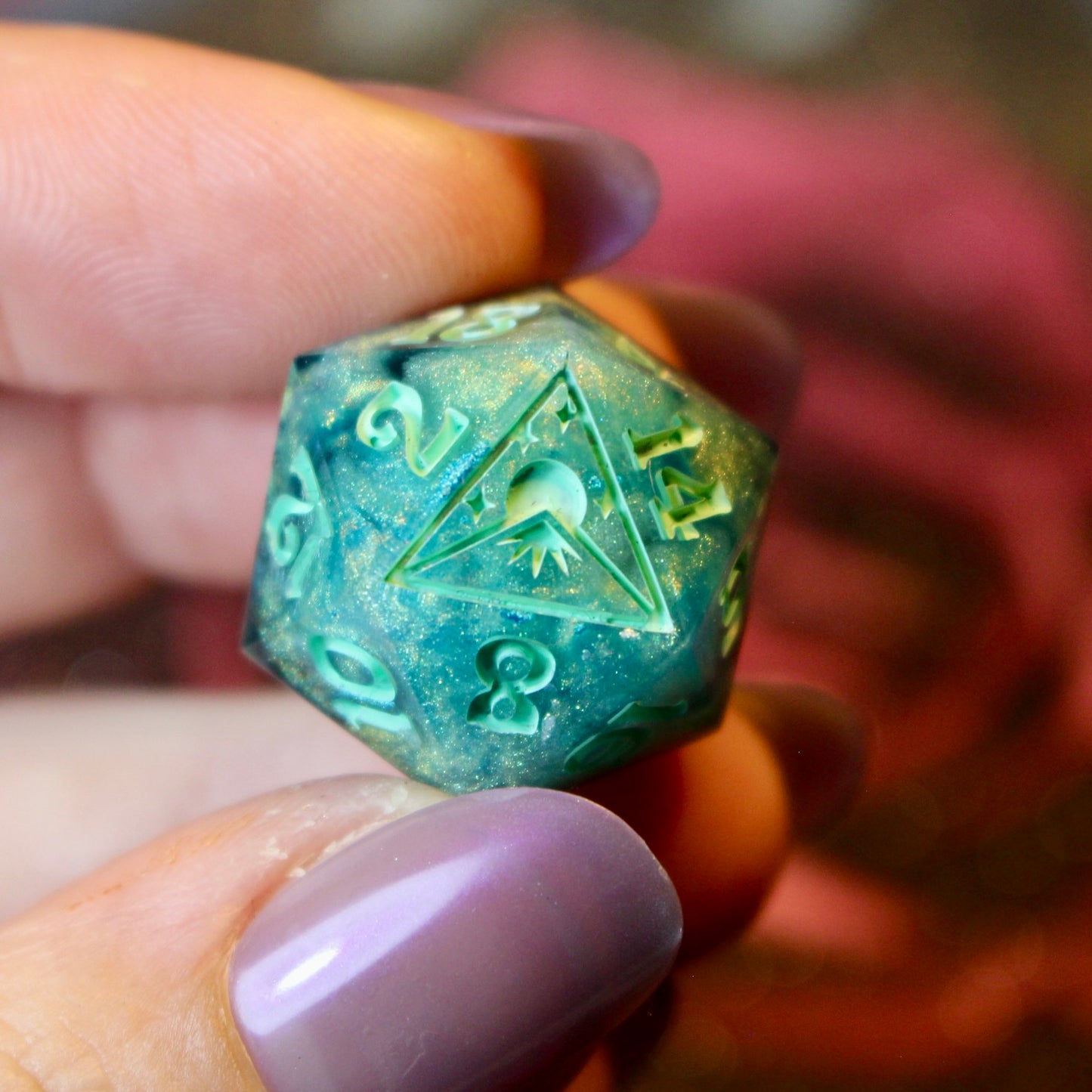 Ghostly Jewels - 7 Piece Dice Set