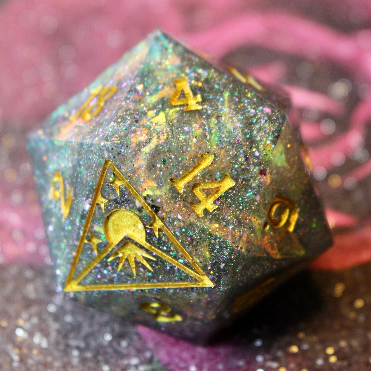 Glittering Chaos Logo Giant 50mm D20