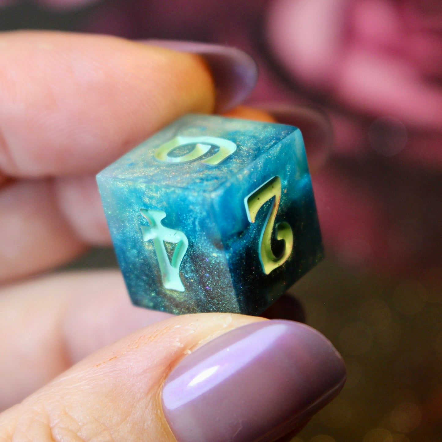 Ghostly Jewels - 7 Piece Dice Set