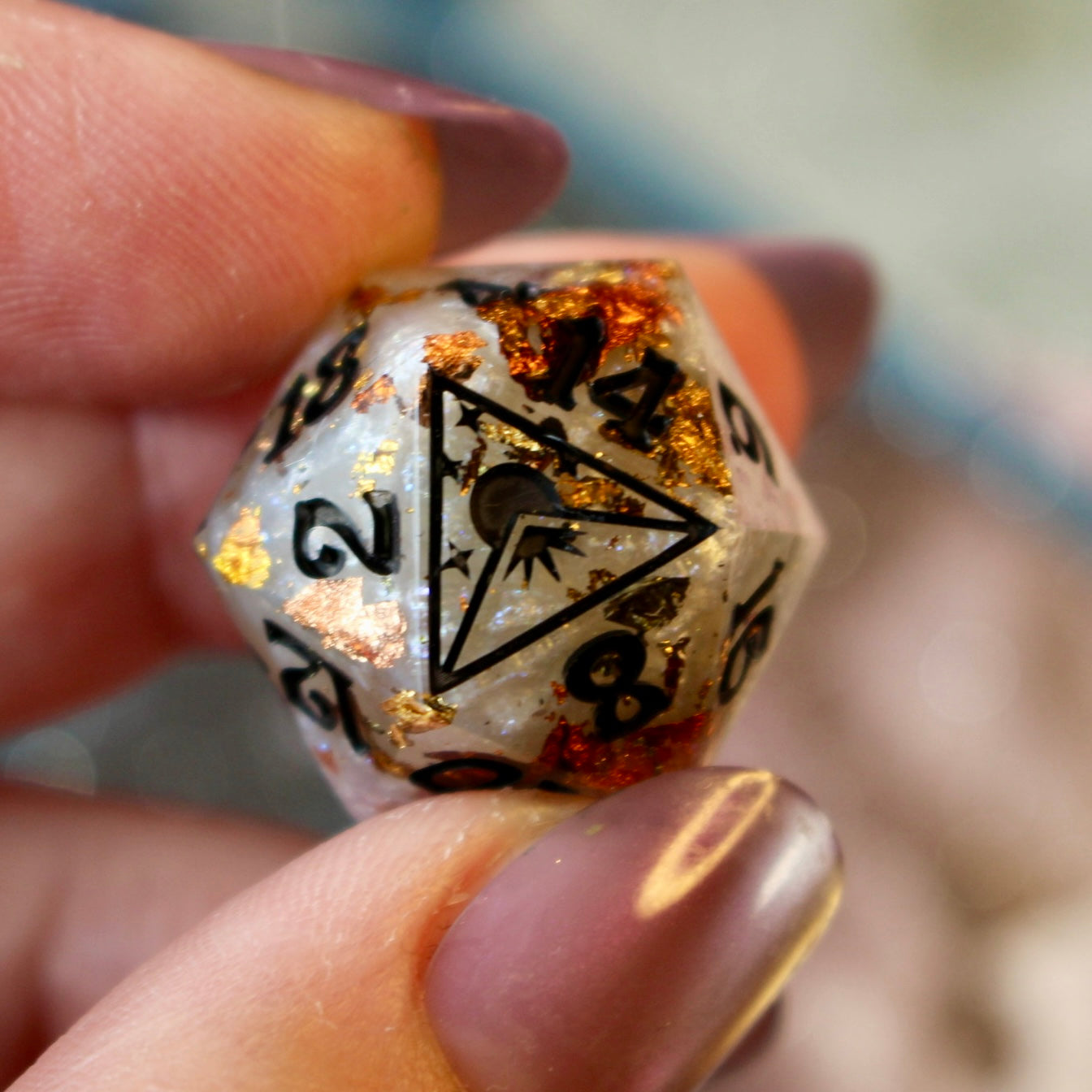 Paladins Grace - 9 Piece Dice Set