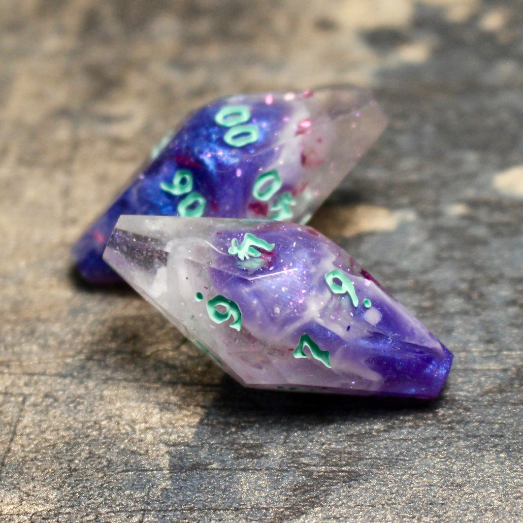 Spectral Nebula - Coffin 8 Piece Dice Set