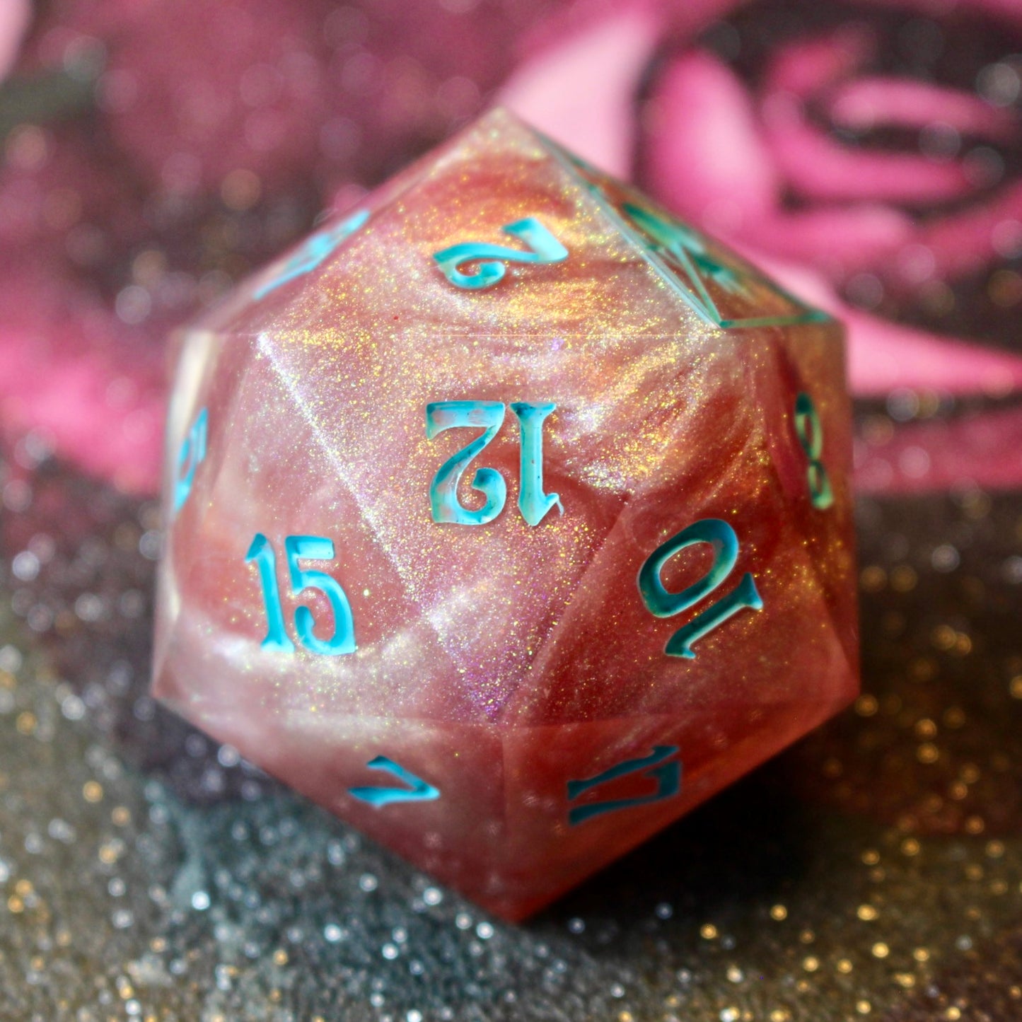 Pink Petals Logo Giant 50mm D20