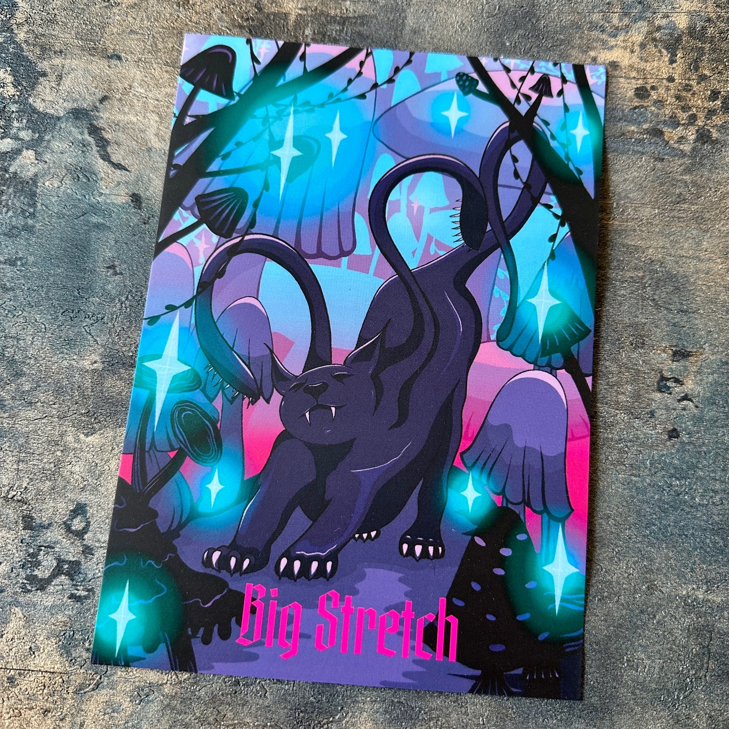 Big Stretch Displacer Beast A5 Art Print