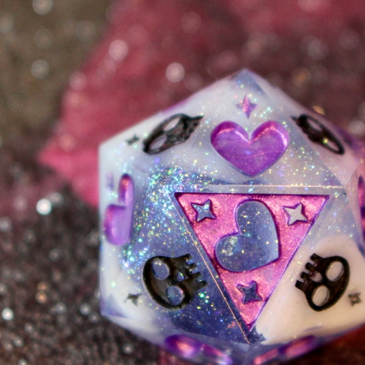 Pastel Goth Death Save D20