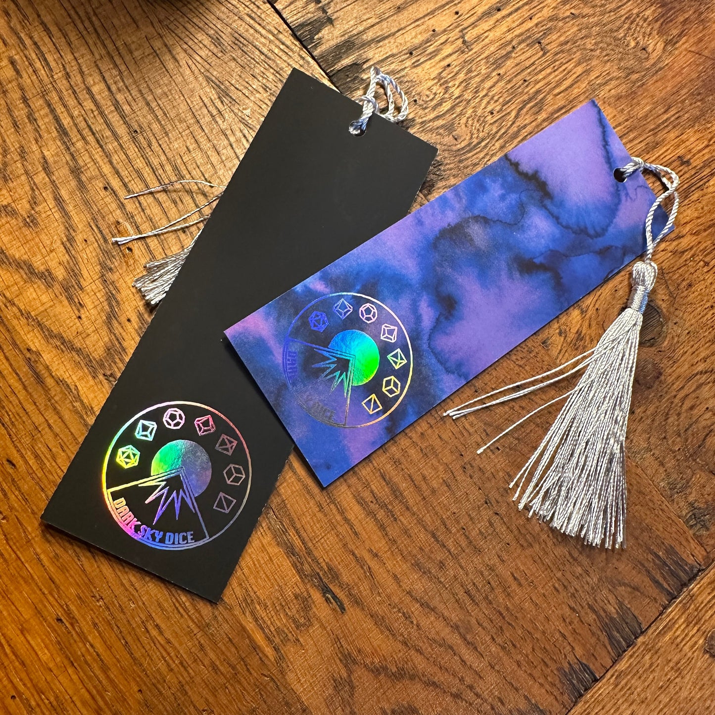 Celestial Dice Holographic Bookmark