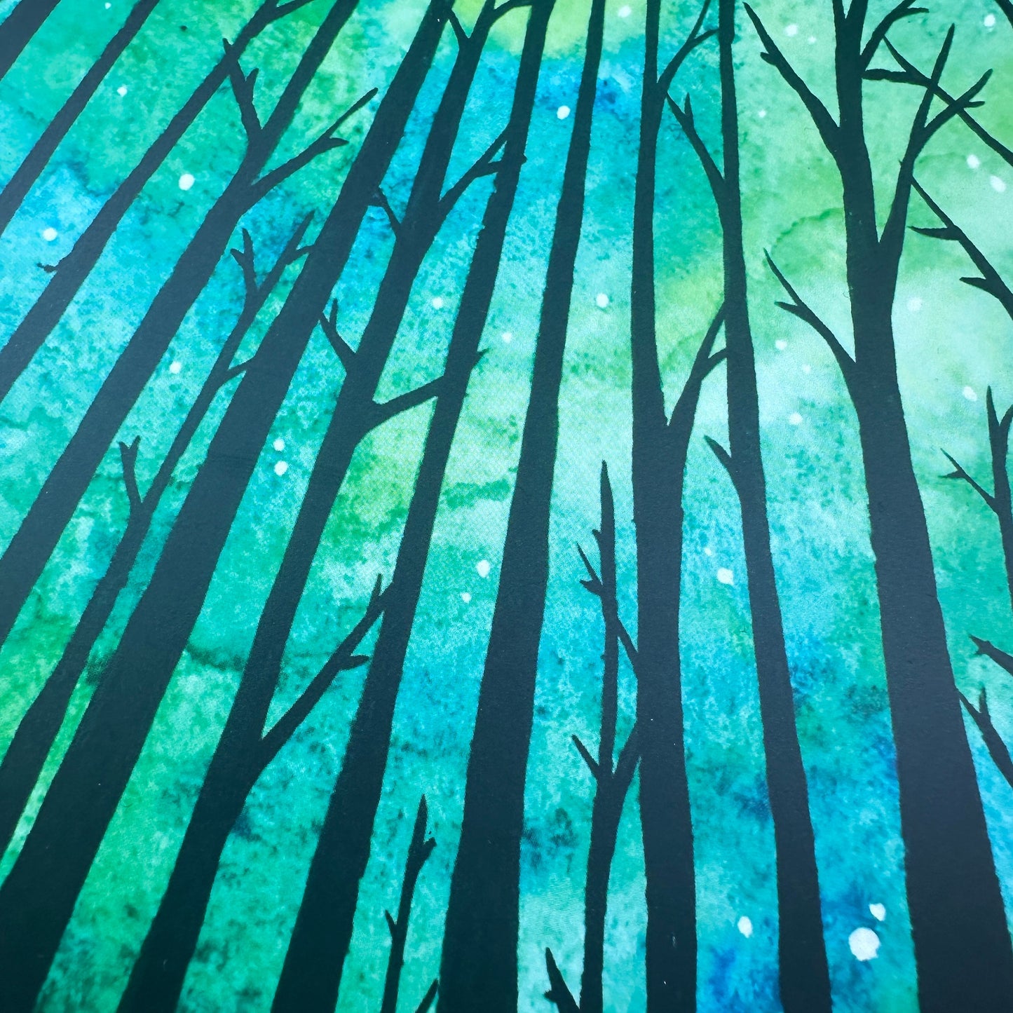 Galaxy Forest A5 Art Print