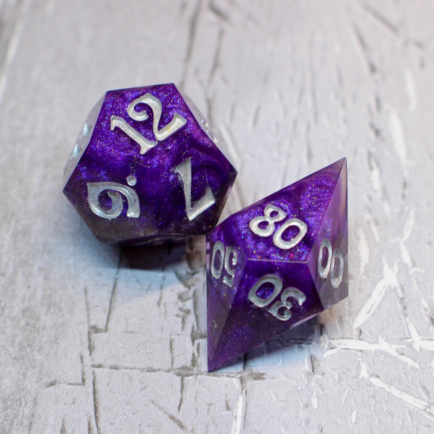 Weave - 30mm oversized 7 Piece Dice Set