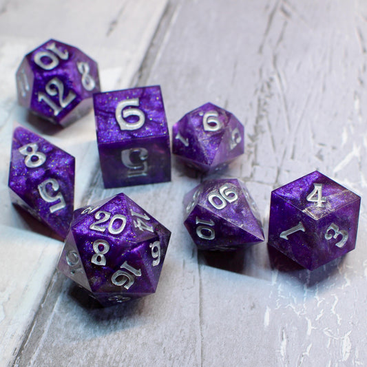 Weave - 30mm oversized 7 Piece Dice Set