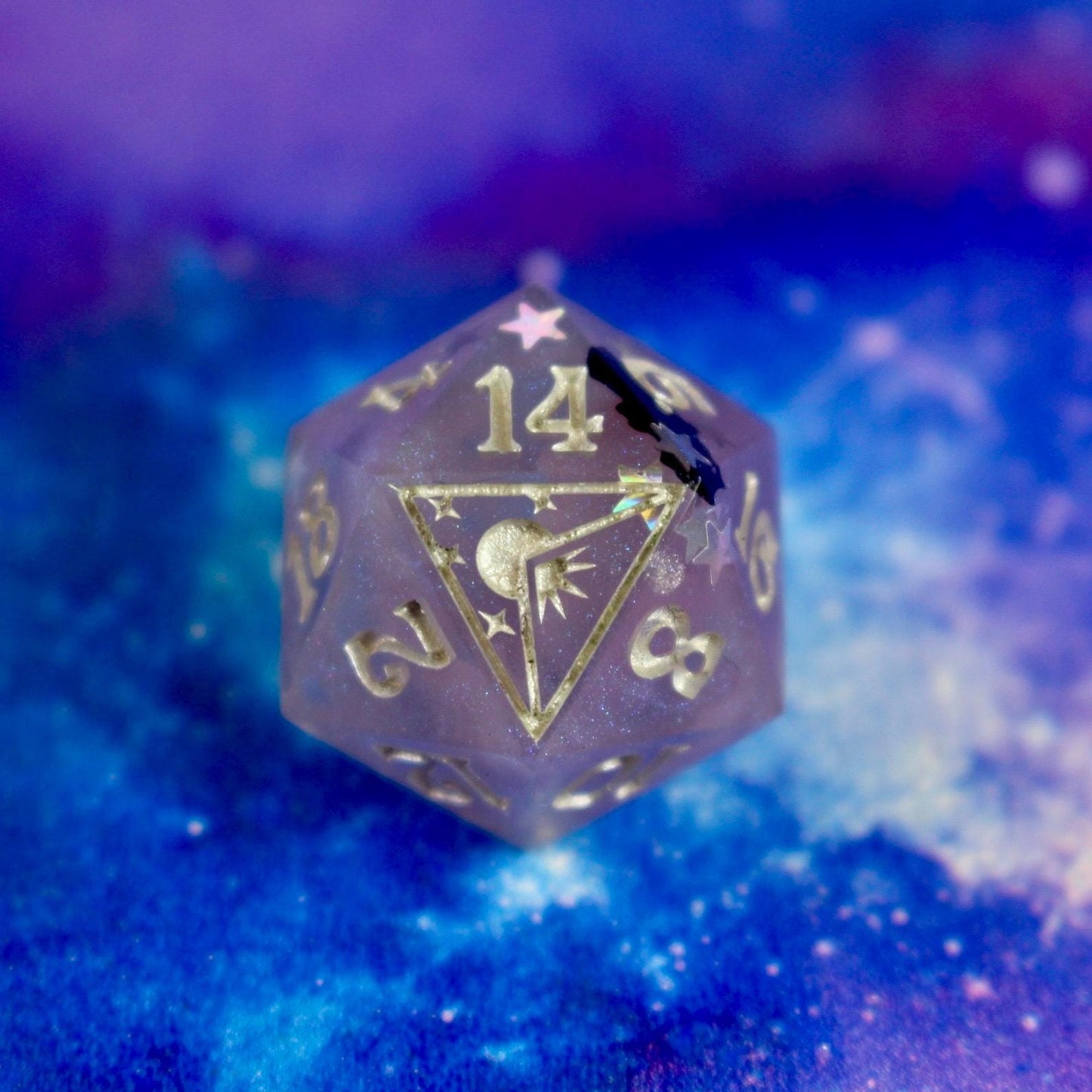 Lavender Bats Single Handmade Logo D20